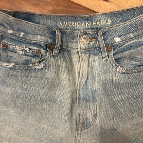 American Eagle AE Baggy Jeans sz 4 reg - Picture 3 of 5